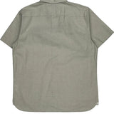Lacoste Slim Fit Short Sleeve Shirt - XL Grey Cotton