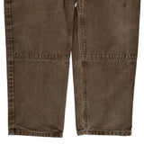 Unbranded Carpenter Trousers - 36W 28L Brown Cotton