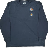 Greentech Industries Inc. Carhartt Long Sleeve T-Shirt - XL Navy Cotton