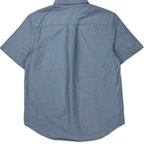 Age 10-12 Ralph Lauren Short Sleeve Shirt - Medium Blue Cotton