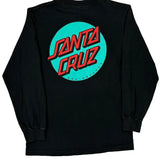 Santa Cruz Graphic Long Sleeve T-Shirt - Small Black Cotton
