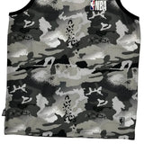 Nba Camo Jersey - Medium Gray Polyester
