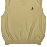 Tommy Hilfiger Sweater Vest - XL Yellow Cotton