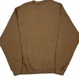 90S Blank Lee Sweatshirt - XL Brown Cotton