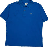 Lacoste Polo Shirt - XL Blue Cotton