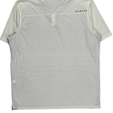 Oakley Striped Polo Shirt - XL Gray Polyester