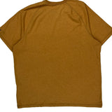 Carhartt T-Shirt - Large Yellow Cotton