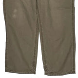 Carhartt Carpenter Trousers - 36W 30L Khaki Cotton