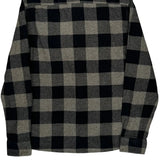 Dickies Checked Flannel Shirt - Medium Black Cotton