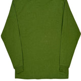 Carhartt Long Sleeve T-Shirt - Small Green Cotton