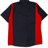 Aramark Dickies Contrast Stitch Short Sleeve Shirt - Large Black Polyester Blend