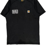 Carhartt T-Shirt - Medium Black Cotton