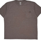 Dickies T-Shirt - 2XL Brown Polyester Blend