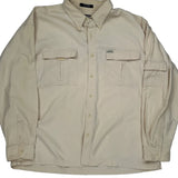Chaps Ralph Lauren Cord Shirt - 2XL Beige Cotton