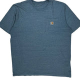 Carhartt T-Shirt - XL Blue Cotton