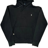 Polo By Ralph Lauren Hoodie - Medium Black Cotton