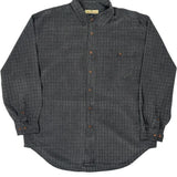 Tommy Bahama Checked Shirt - XL Gray Silk