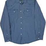 Ecko Unltd Checked Shirt - Large Blue Cotton