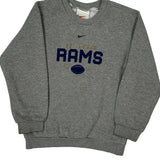 St. Louis Rams Nike Football Sweatshirt - Small Gray Cotton