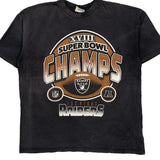 Las Vegas Raiders Nfl Graphic T-Shirt - Medium Black Cotton