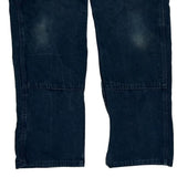 Wrangler Cargo Pants - 32W 30L Dark Wash Cotton
