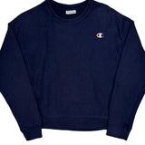 Reverse Weave Champion Sweatshirt - Medium Navy Cotton