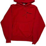 Reverse Weave Champion Hoodie - Small Red Cotton