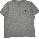Ralph Lauren T-Shirt - Large Grey Cotton
