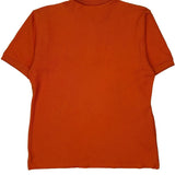 Patagonia Polo Shirt - Medium Orange Cotton