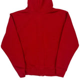 Age 6-7 Carhartt Spellout Hoodie - Small Red Cotton Blend