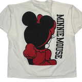 Minnie Mouse Disney Cartoon T-Shirt - 4XL Black Cotton