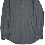 Tommy Hilfiger Striped Shirt - 2XL Black Cotton