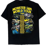World Tour 2019 Monster Jam Graphic T-Shirt - Large Black Cotton