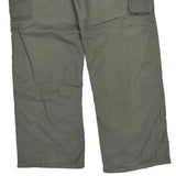 Workwear Dickies Double Knee Cargo Trousers - 32W 29L Black Cotton Blend