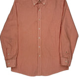 Tommy Hilfiger Checked Shirt - Medium Orange Cotton