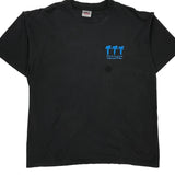 Oneita Graphic T-Shirt - XL Black Cotton