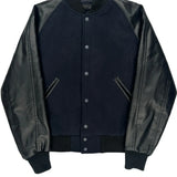 Uniqlo Varsity Jacket - Small Navy Leather