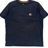 Carhartt T-Shirt - XL Blue Cotton