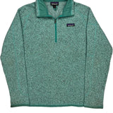 Patagonia Fleece 1/4 Zip - XL Green Polyester