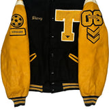 Soccer Manager Mecca Varsity Jacket - Large Black Nylon