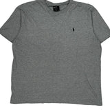 Polo By Ralph Lauren T-Shirt - Large Gray Cotton Blend