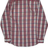 Lacoste Checked Shirt - Medium Blue Cotton