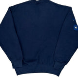 Made In USA Fruit Of The Loom Graphic Sweatshirt - Medium Navy Cotton