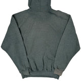 Russell Athletic Hoodie - XL Grey Cotton Blend