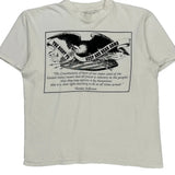 Single Stitch 2Nd Amendment Oneita T-Shirt - Large White Cotton