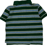 Age 12 Months Polo By Ralph Lauren Striped Polo Shirt - 3XS Blue Cotton