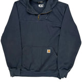 Defender Carhartt Hoodie - Large Navy Cotton