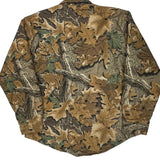 Made In USA Cabelas Flannel Shirt - Large Camo Cotton