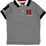 Age 3 Tommy Hilfiger Polo Shirt - 2XS Gray Cotton