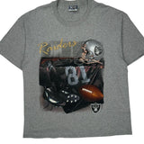 Raiders Lee Sport Nfl T-Shirt - XL Grey Cotton